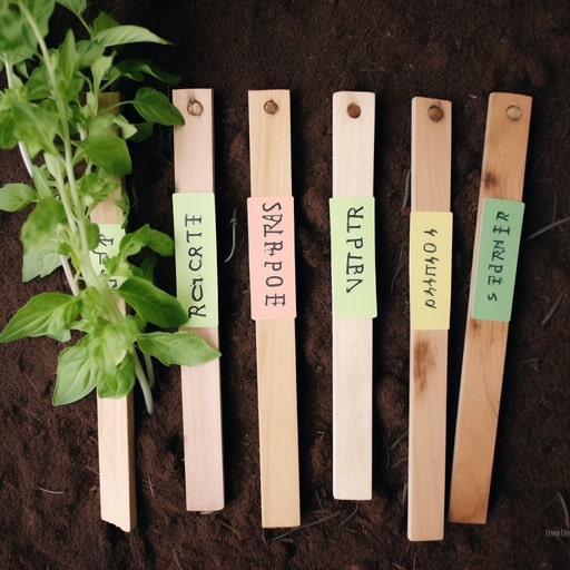 Color your garden with Stick Plant Markers