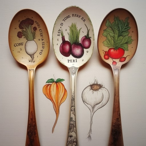 Make plant markers from old Spoons