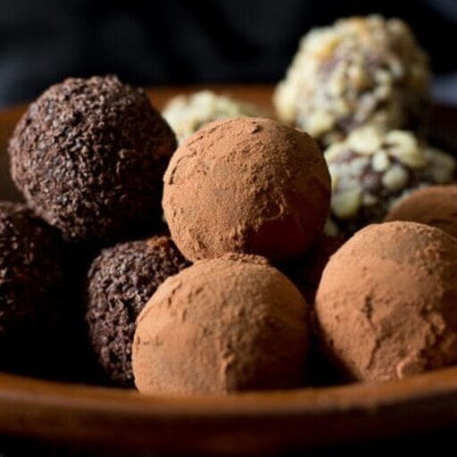 Sugar free chocolate truffles