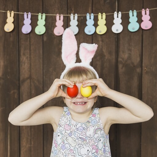 Simple Bunny ears complete your Easter outfits