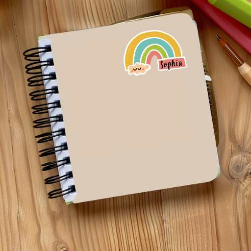 Name labels forster your kid's pride in owning their notebooks