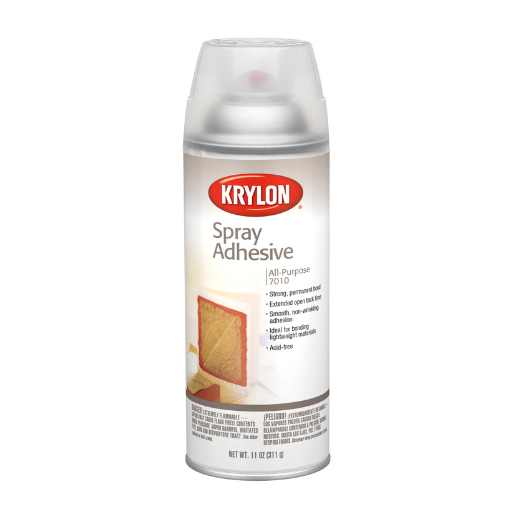 Use Krylon adhesive to make the Cricut mat sticky again