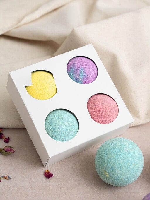 Bath bombs gift set