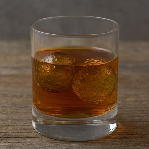 Golf ball whiskey chillers