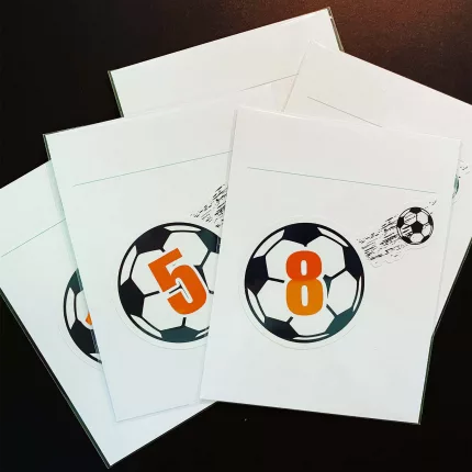 Personalized Soccer Number Sticker 2