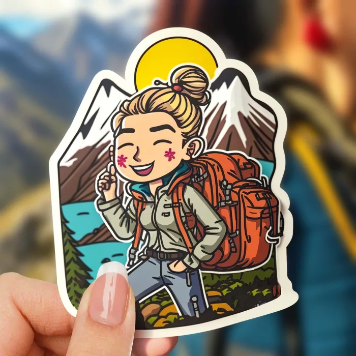 thumbnail image 2 of 100 Custom Die Cut Stickers – Made In USA From Your Picture – Waterproof Vinyl 2 of 5
