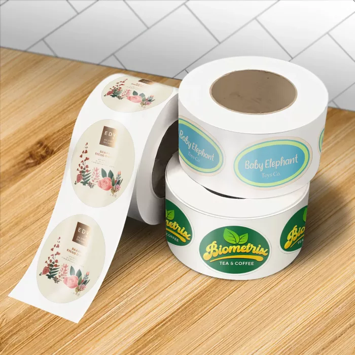 Oval Roll Labels 1