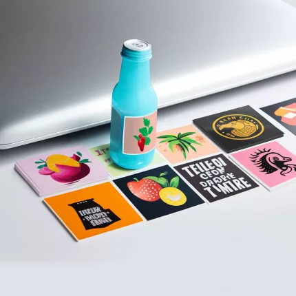 Square sticker 1