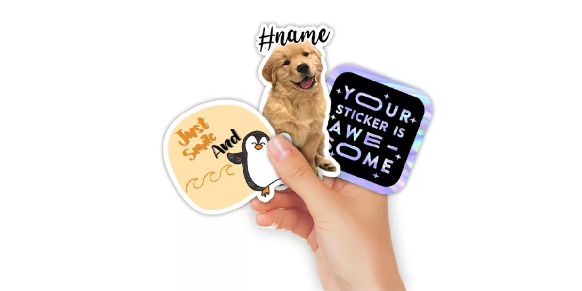 What are die cut stickers