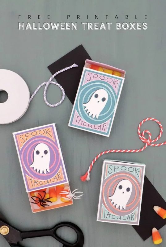 25+ Halloween Candy Treat Bag Ideas that Sure to Delight 18 halloween-matchbox