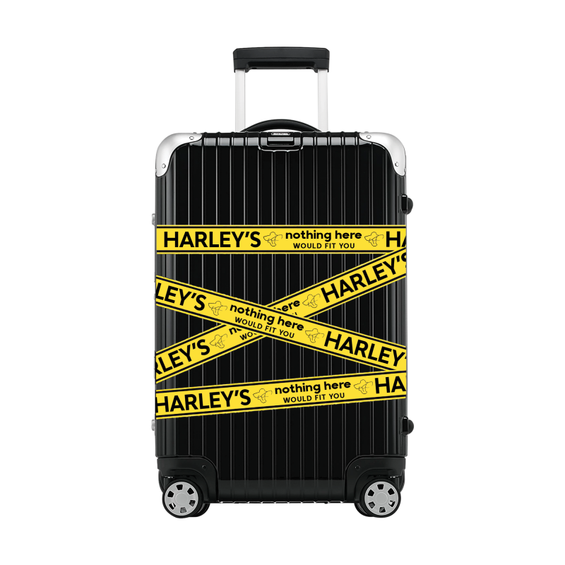 Use-funny-caution-tape-to-personalize-your-luggage