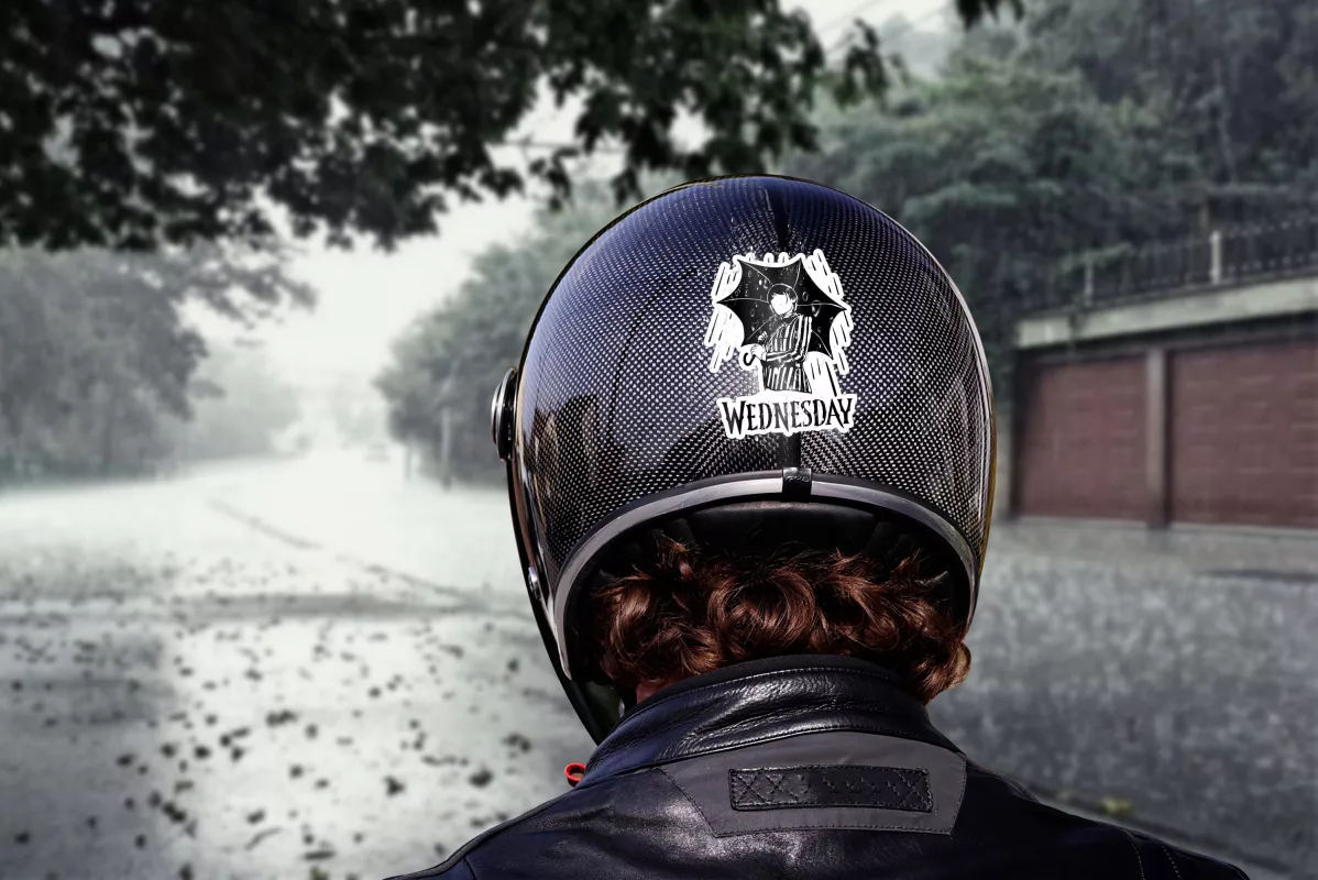 Waterproof stickers are great choice for your helmet