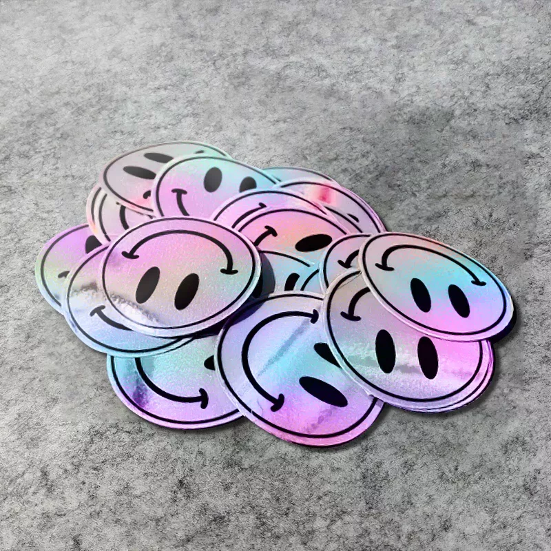 Full color holographic stickers