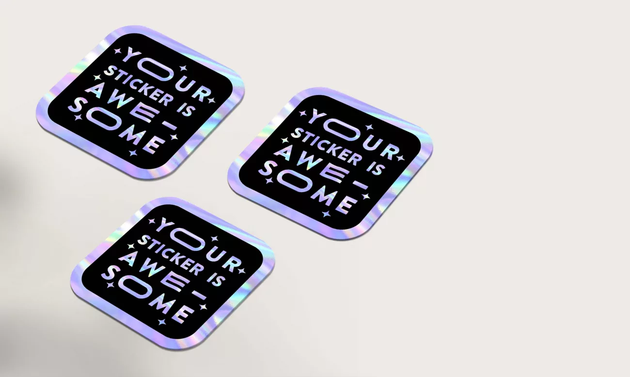 Holographic Stickers - Custom Stickers - Make Custom Stickers Your Way