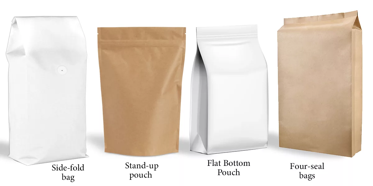 4 common types of coffee bag