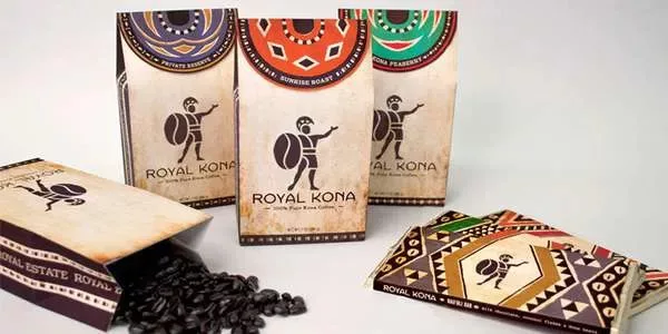 Localized Illustration in coffee packaging designs