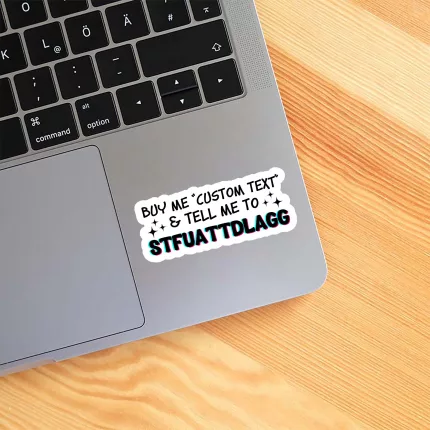 Buy Me Books and Tell me to STFUATTDLAGG Stickers