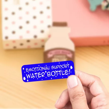 Emotional Support Water Bottle Sticker 1