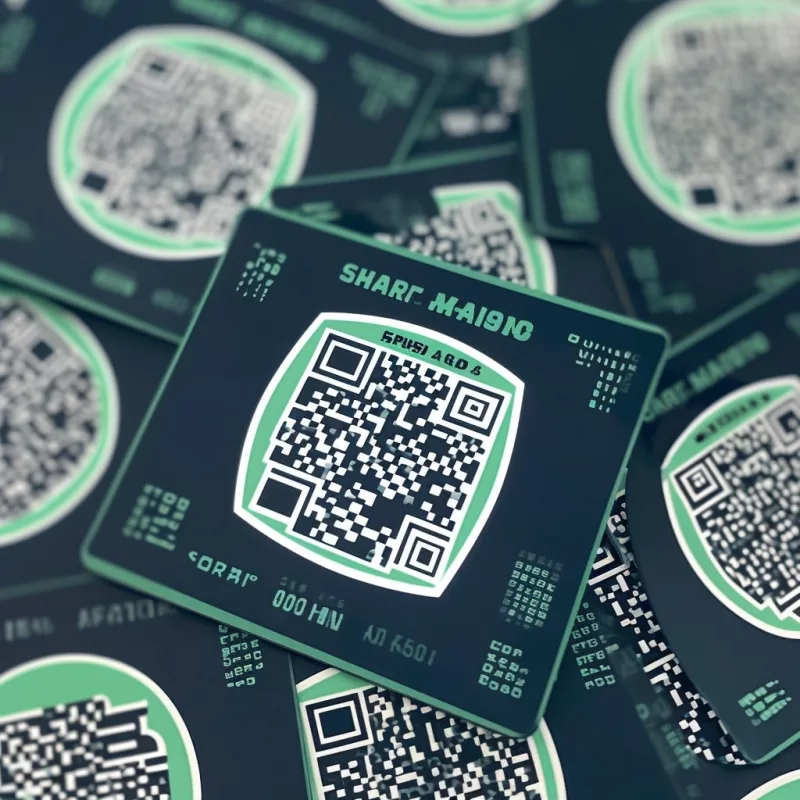 QR stickers provide customers with additional information