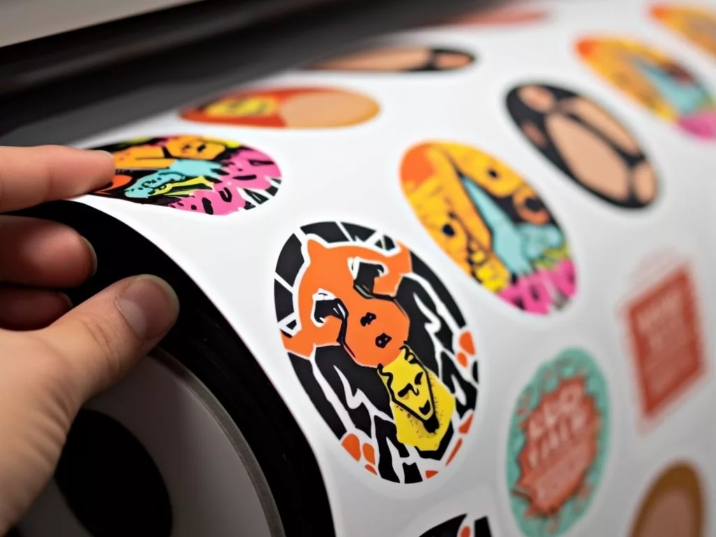 The first thing required for a sticker project is a high quality sticker printer