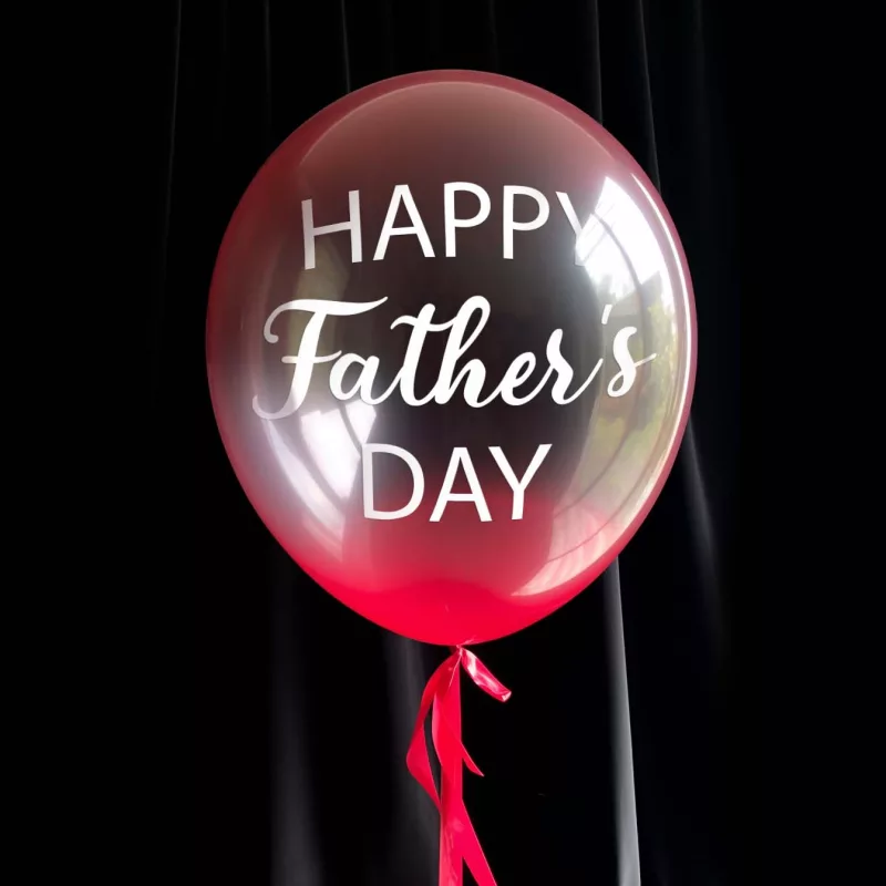 Add stickers for balloons to bring some fun to your Father's Day party decorations
