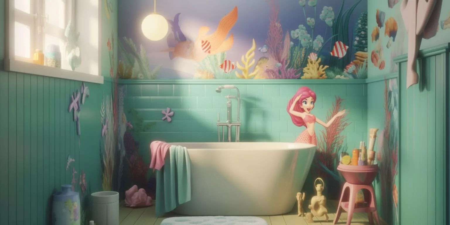 Mermaid Bathroom Decor for Kids