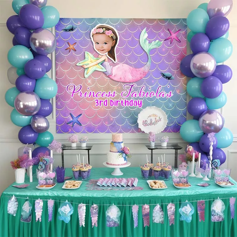 5 Steps to Throw A Incredible Mermaid Themed Birthday Party - Custom  Stickers - Make Custom Stickers Your Way