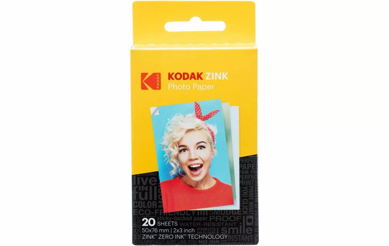 Kodak Premium Zink Pre-Cut Sticker Photo Paper