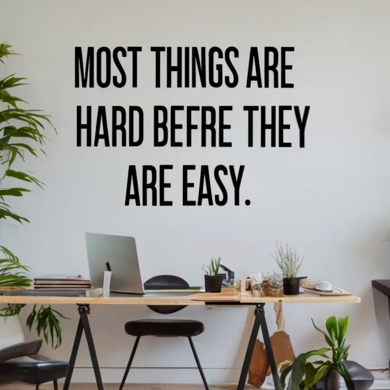 Office wall decals create a positive and inspiring environment
