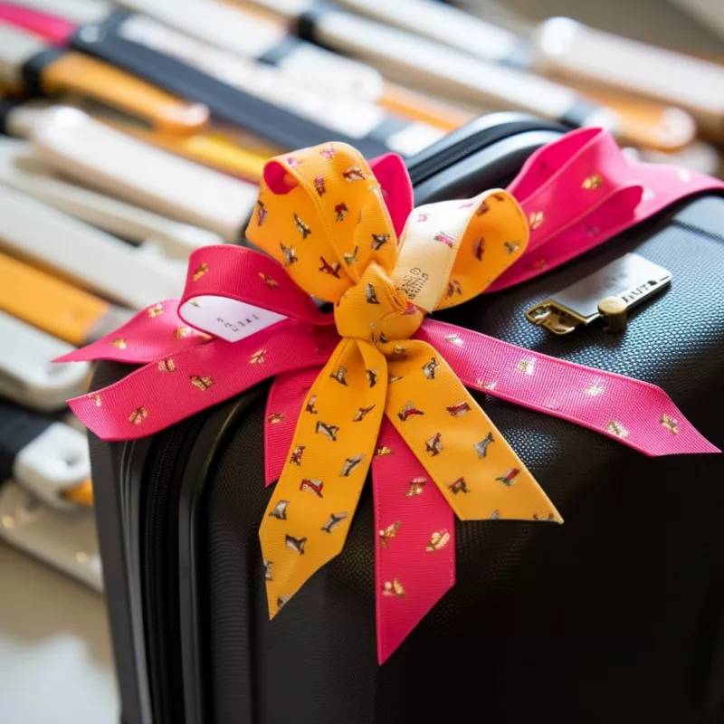 Colorful Ribbon Tags for suitcases