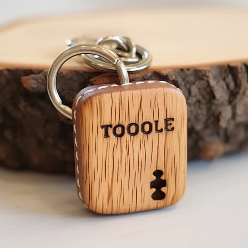 Customized Wooden Keychains as DIY luggage identifiers