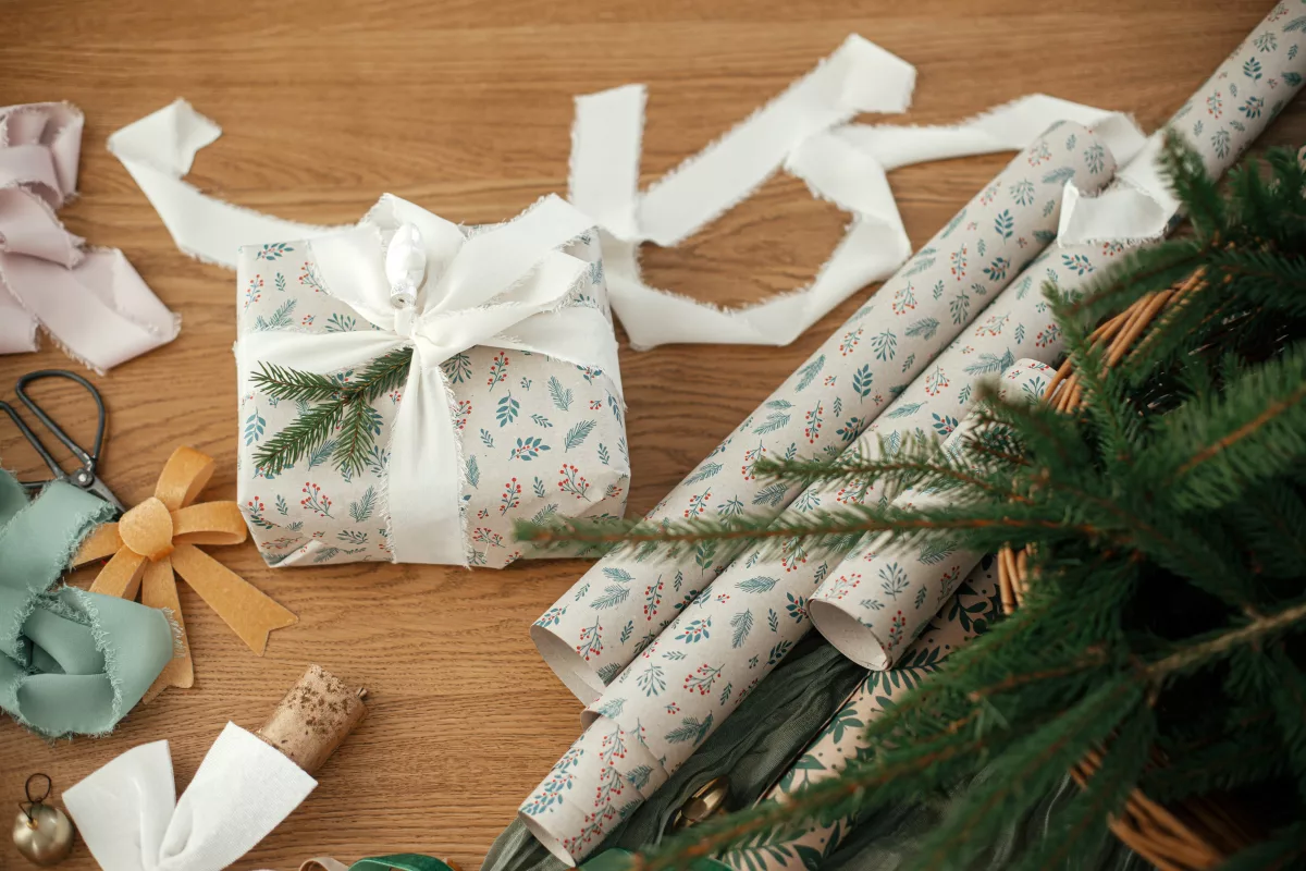 Reuse your present wrapping paper
