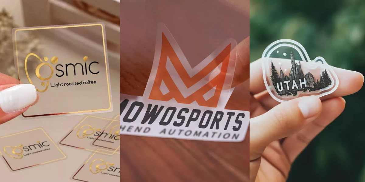 Custom Clear Stickers - Transparent Stickers Clear Stickers With Logo
