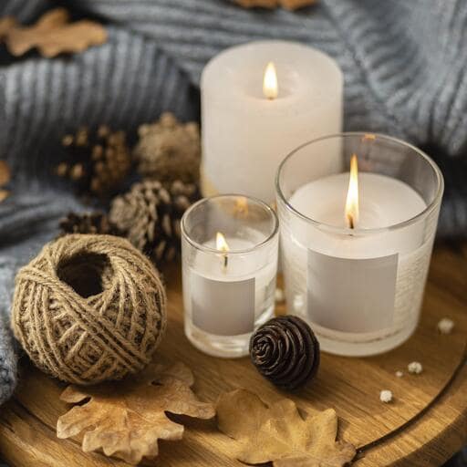Scented candles are the gift that fills the home with warmth and holiday aromas