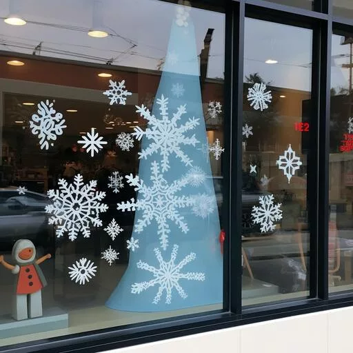 Snowflakes Window Stickers are great decoration to start