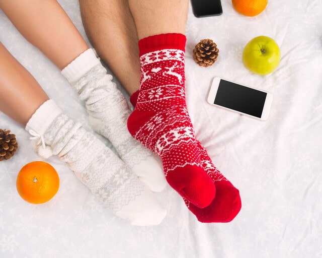 Christmas sock-themed exchange