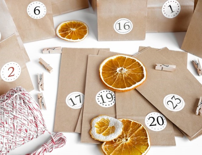 Paper Envelope advent calendar DIY