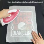 Easily apply Heat Transfer Stickers with household irons