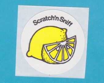 What are Scratch and Sniff Stickers 