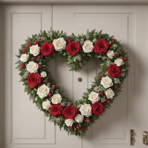 Valentine door wreaths