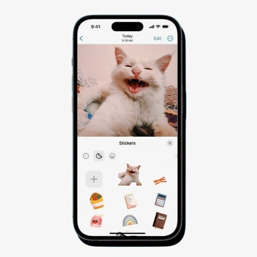 Use iOS Photo Cut Out to make stickers from photos