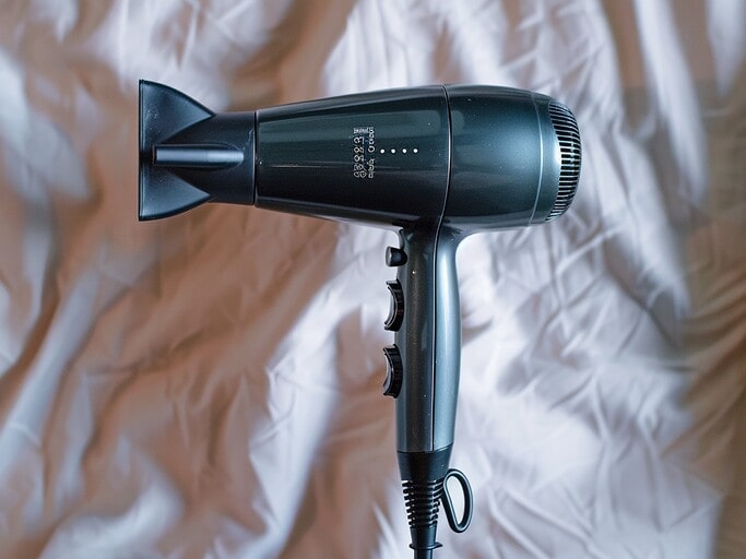 Using a hairdryer to remove stickers ensures a gentle removal process