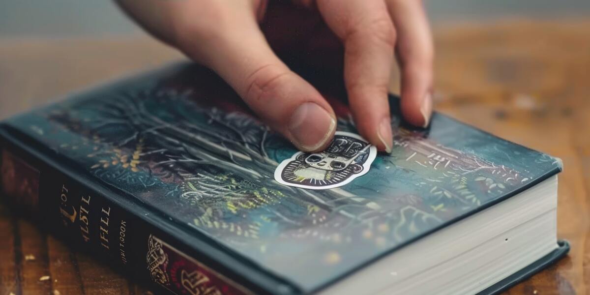 How to remove stickers from books without damaging them