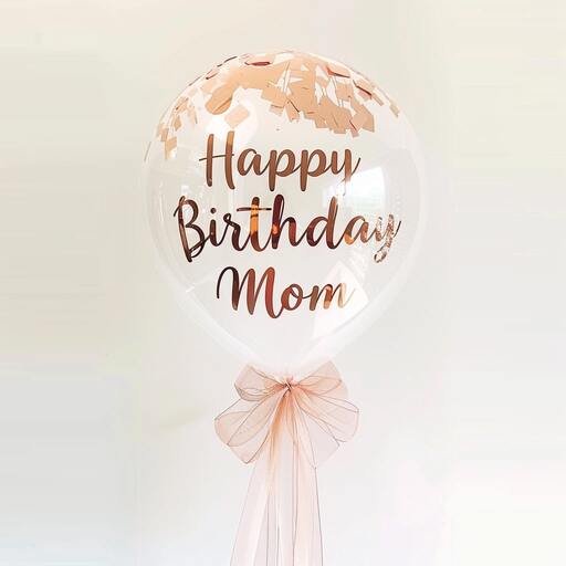 Foil sticker as decoration for birthdays