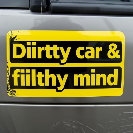 Just a witty short phrase can be a hilarious bumper stickers