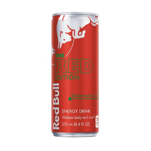 Peach Red Bull for a Red color party basket