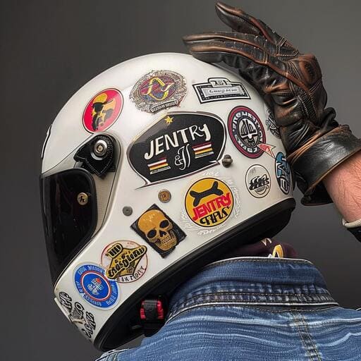 Choose vinyl stickers with high flexibility will help your stickers easier to apply to helmets