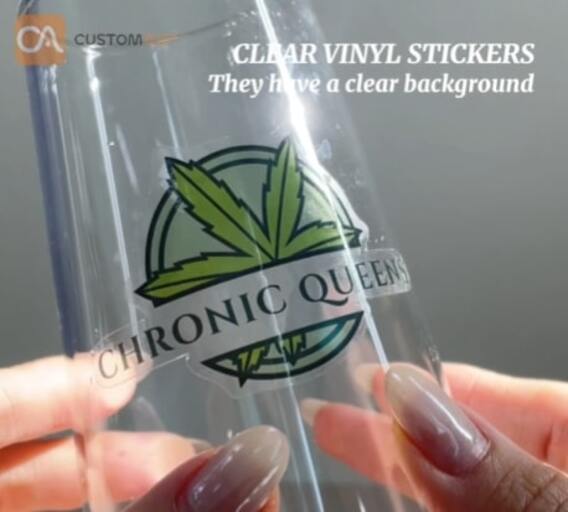 Clear vinyl stickers