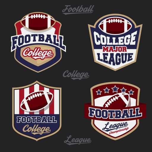 Use Football Helmets Team Stickers