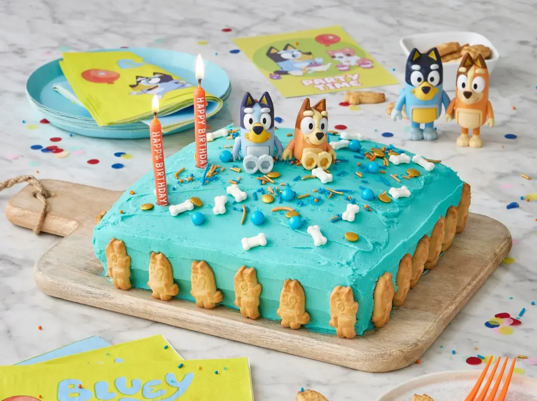 How about making a Bluey birthday cake on your own?